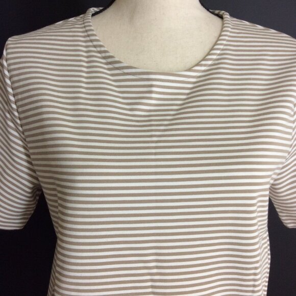 Jessica Holbrook Tops - Jessica Holbrook Womens Top Size Medium Striped Short Sleeve